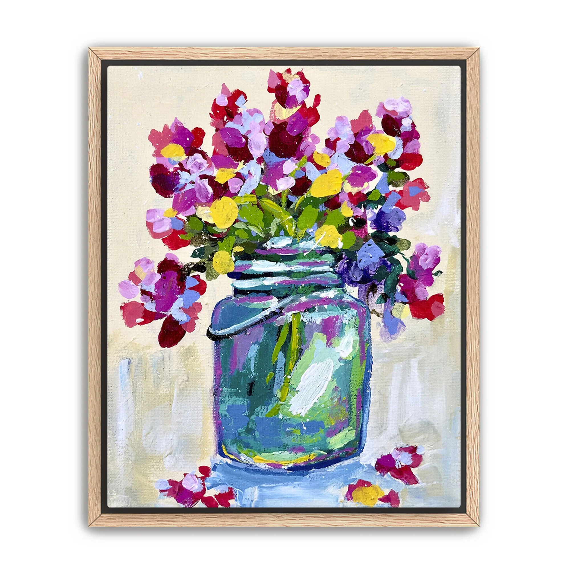 plein-air series \"Charming Bouquet.\"油絵 Charming Bouquet』レスリー・セイヤー | 絵画・アート販売の